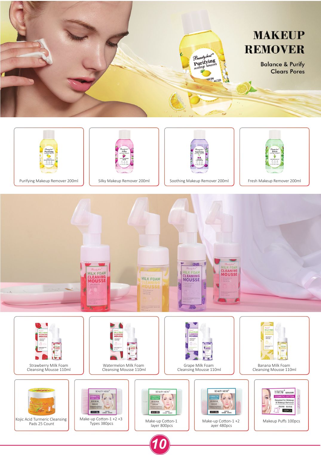 Cleansers & Makeup Removal catalog page 15