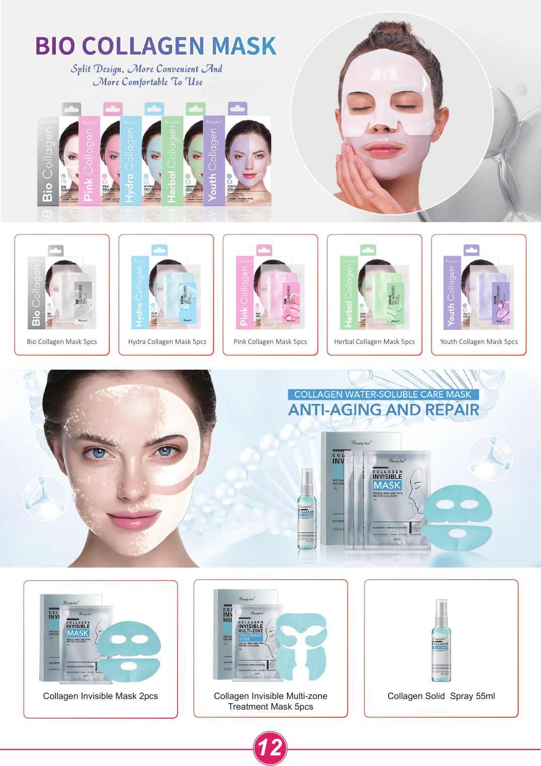 Collagen & Sheet Masks catalog page 17
