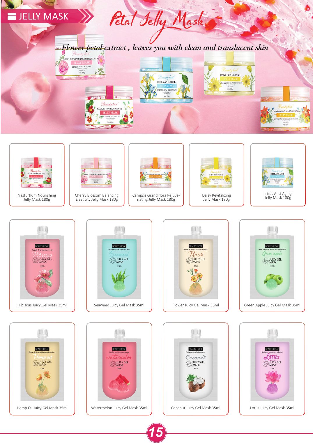 Jelly & Mud Masks catalog page 20